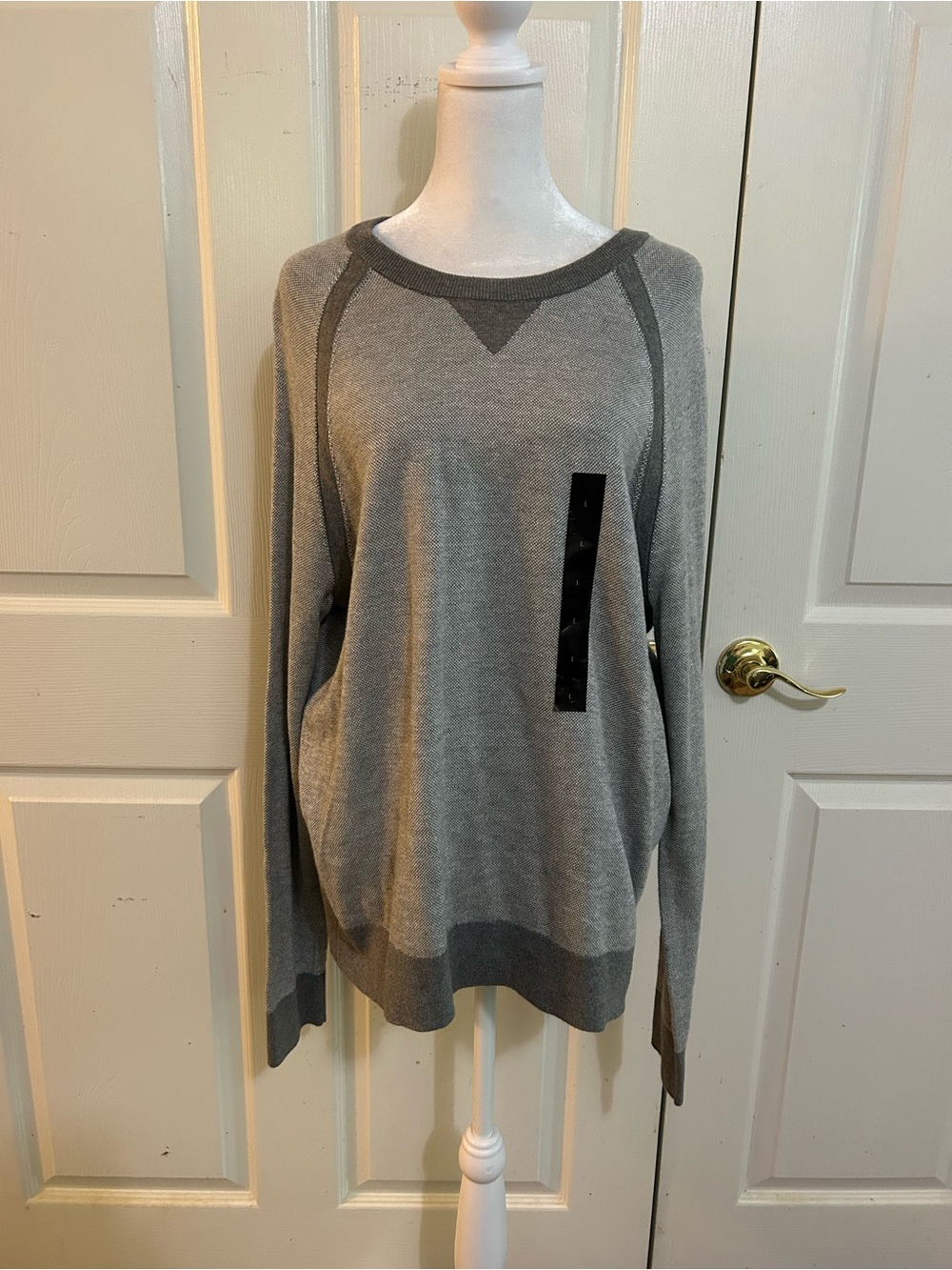 NWT Banana Republic gray heather sweatshirt, Large
